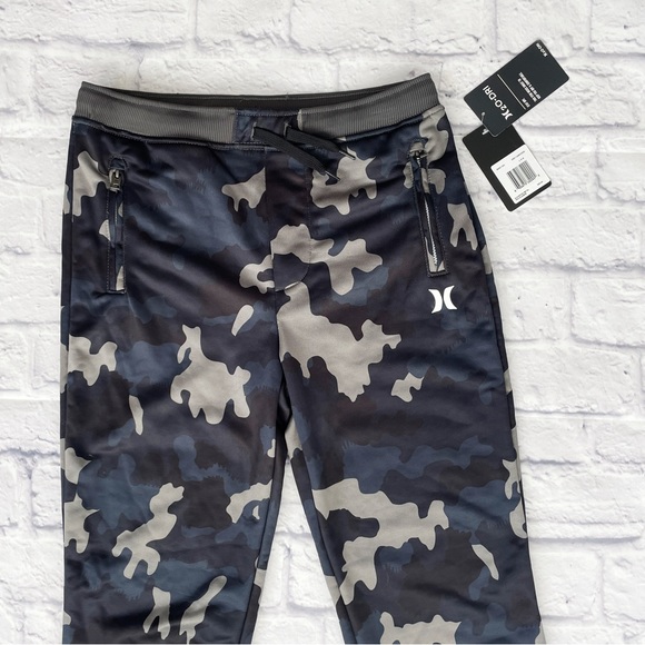 Under Armour Boys Camouflage Joggers Quick Dry Large Grey Blue - Picture 2 of 8